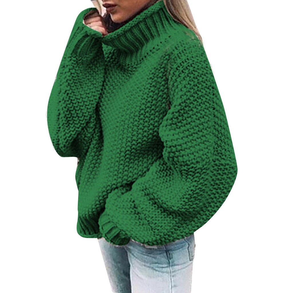 Women's Knitted Turtleneck Sweater