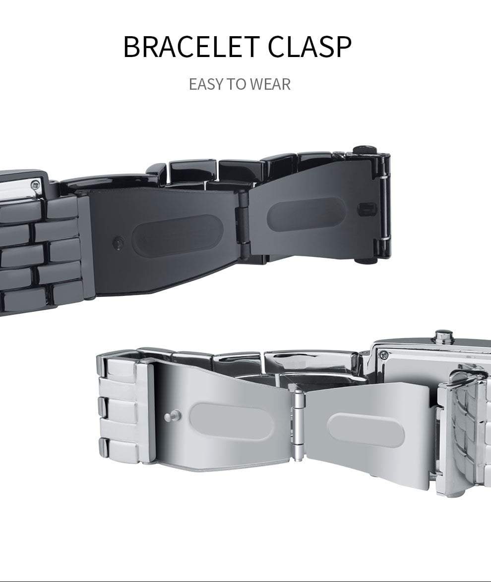 Men's Futuristic Digital Wrist Watch