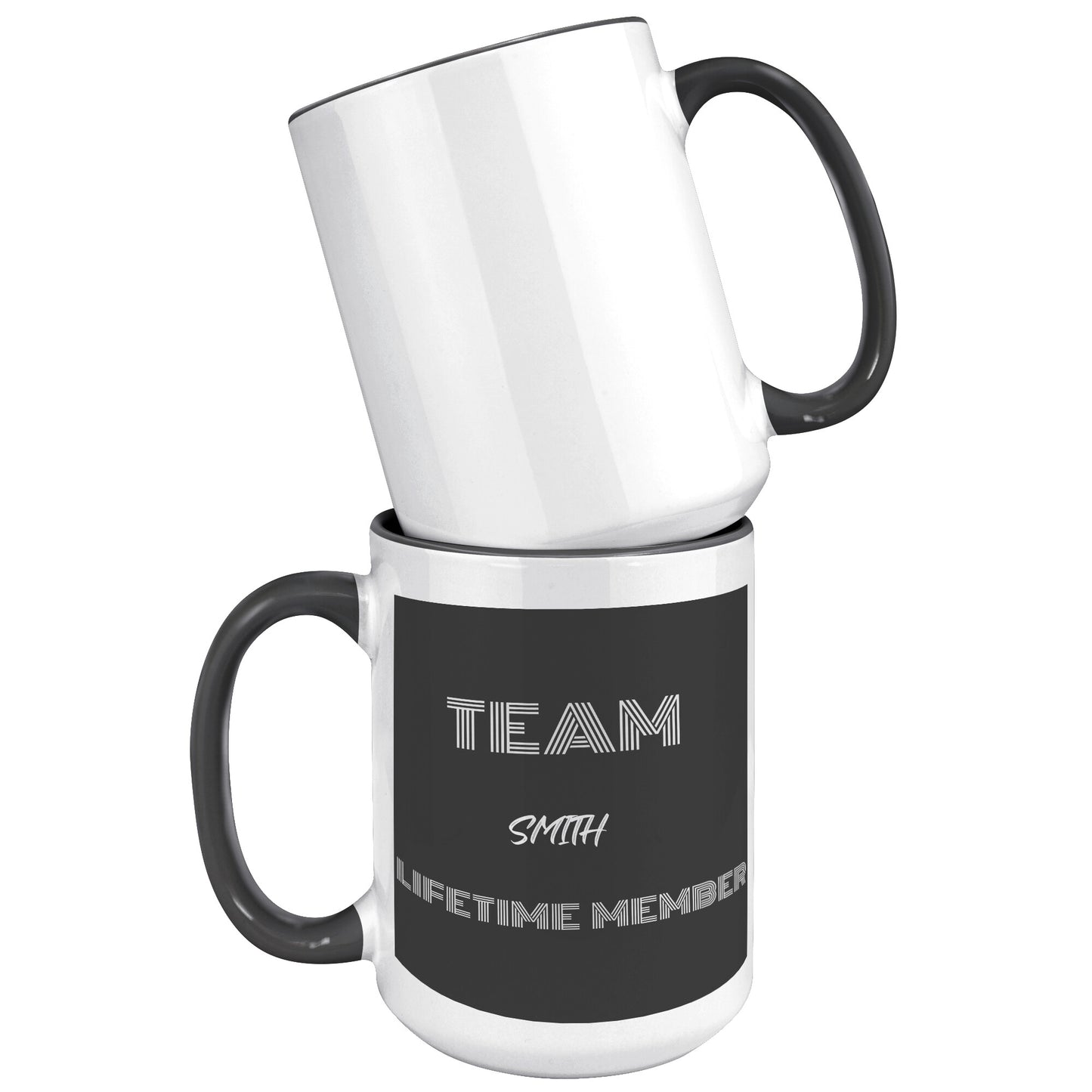Custom Name15 oz white mug