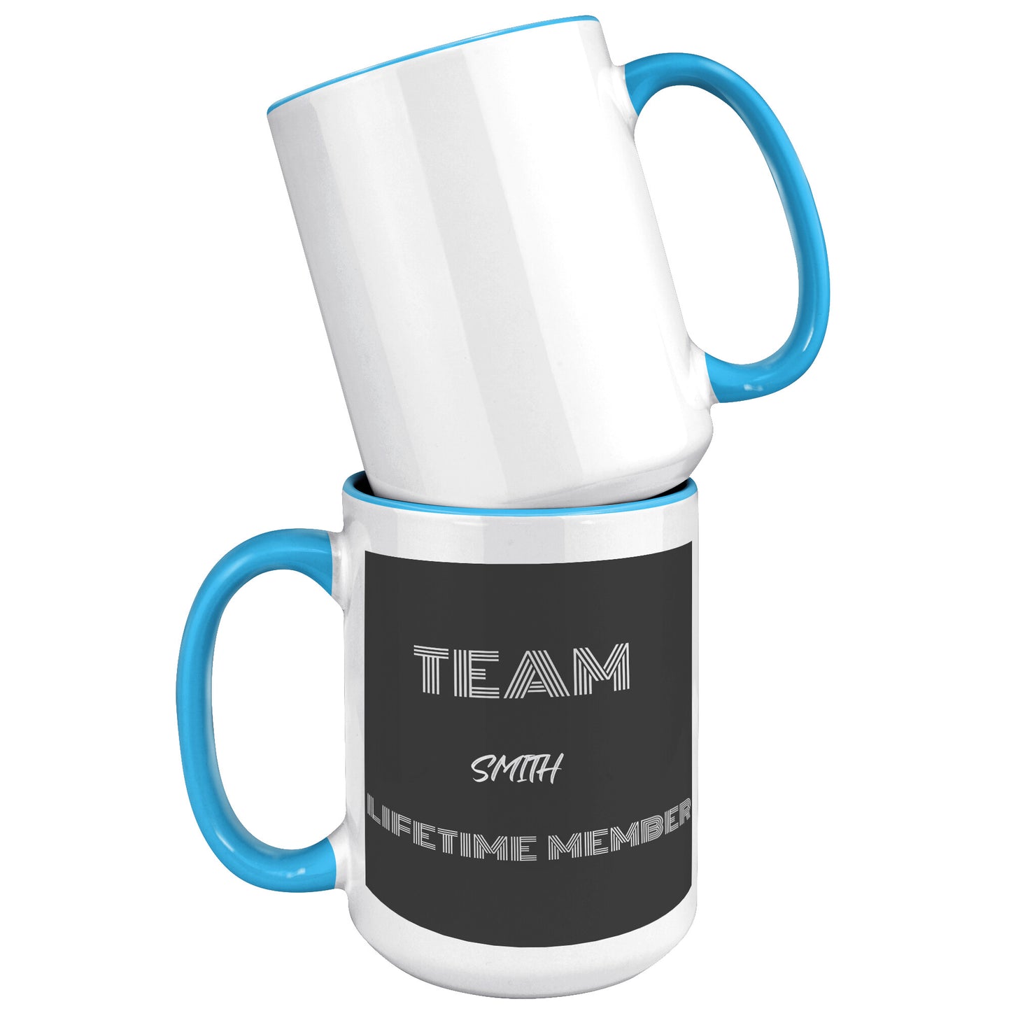 Custom Name15 oz white mug