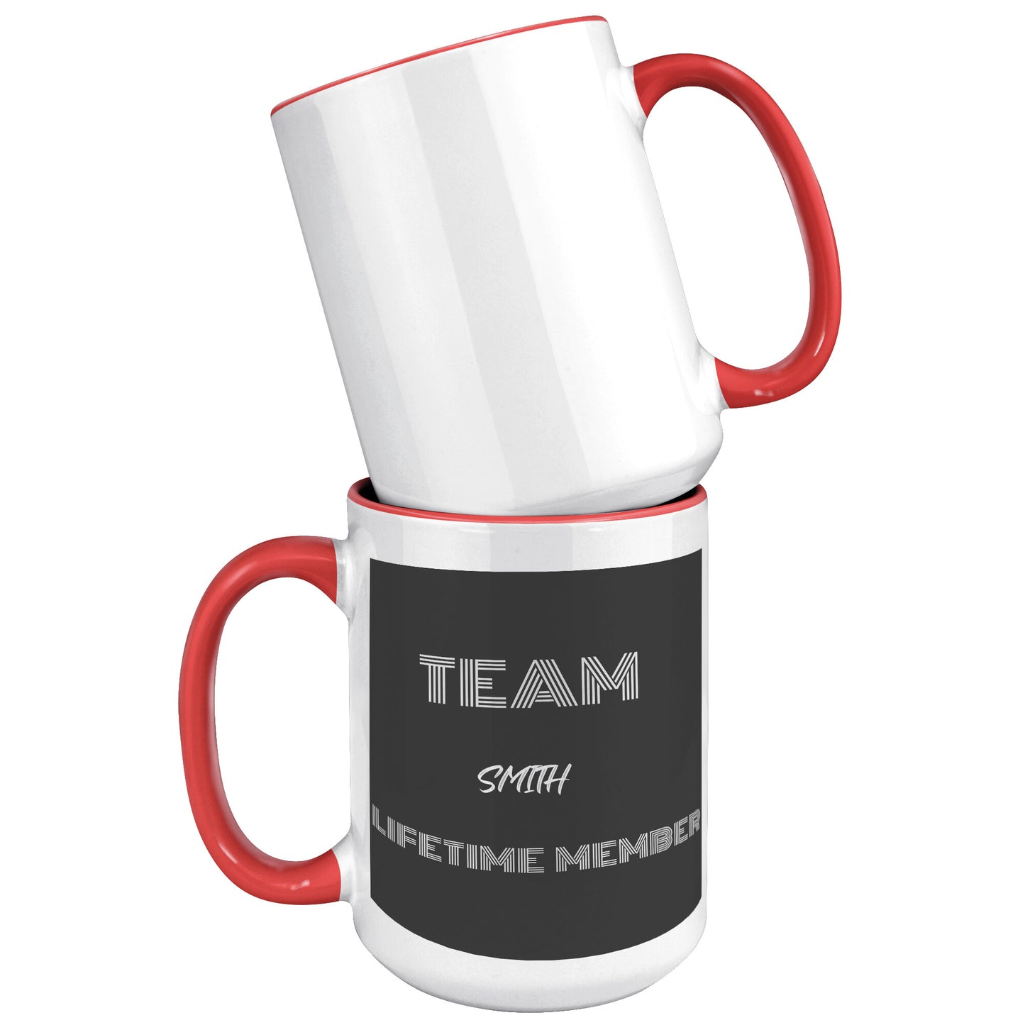 Custom Name15 oz white mug