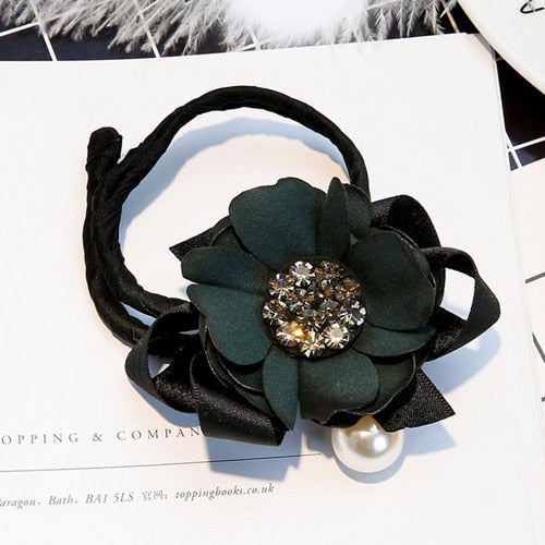 Women Hair Accessories : Elegant  Floral Headband Ribbon Hair Making Tool