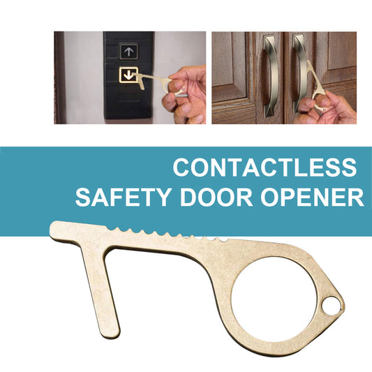 Contact-less  Brass Key  No-Touch Door Opener