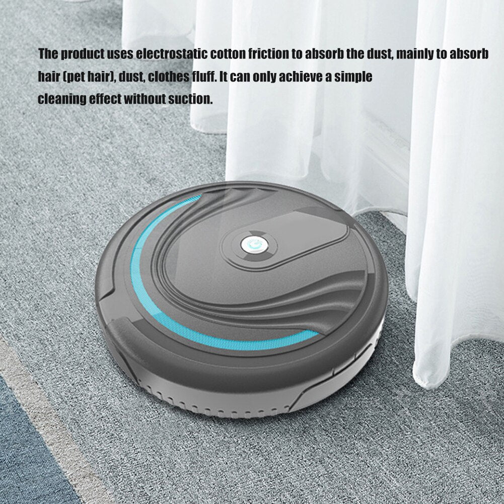 1Pc Portable Household Automatic Efficient Smart Clean Robot Vacuum Cleaner.