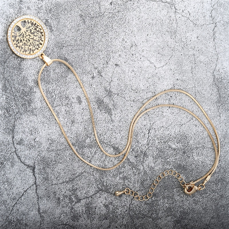 Gold Silver Colour Necklaces  Bijoux Collier Elegant Women's Jewelry