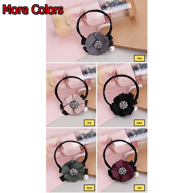 Women Hair Accessories : Elegant  Floral Headband Ribbon Hair Making Tool