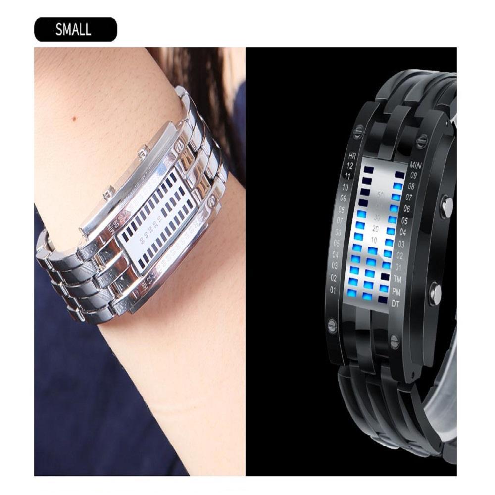 Men's Futuristic Digital Wrist Watch
