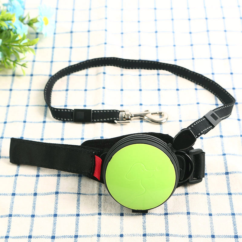 Hands-Free Wrist Adjustable Retractable Traction Dog Leash