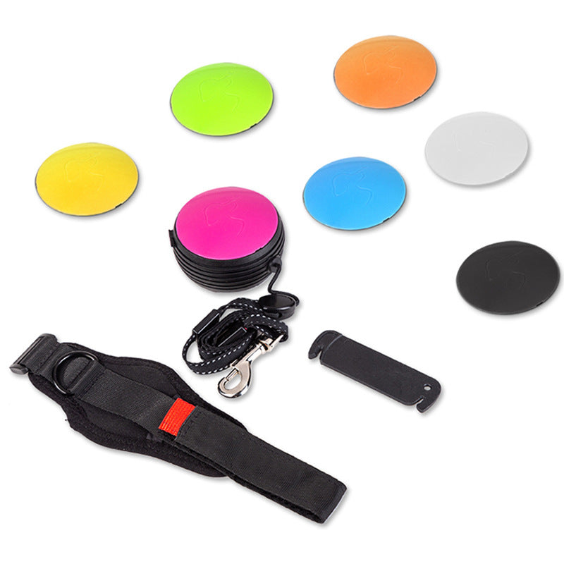 Hands-Free Wrist Adjustable Retractable Traction Dog Leash