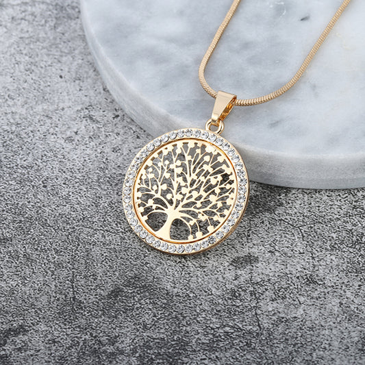 Gold Silver Colour Necklaces  Bijoux Collier Elegant Women's Jewelry