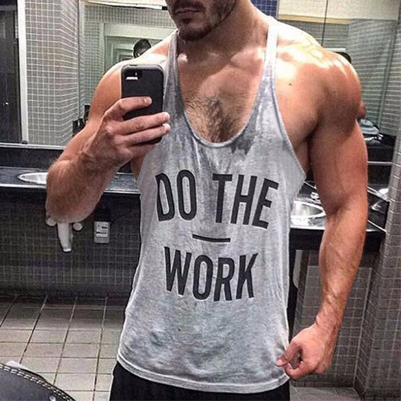 Men Muscle Gyms Sleeveless Workout Bodybuilding Tank Tops