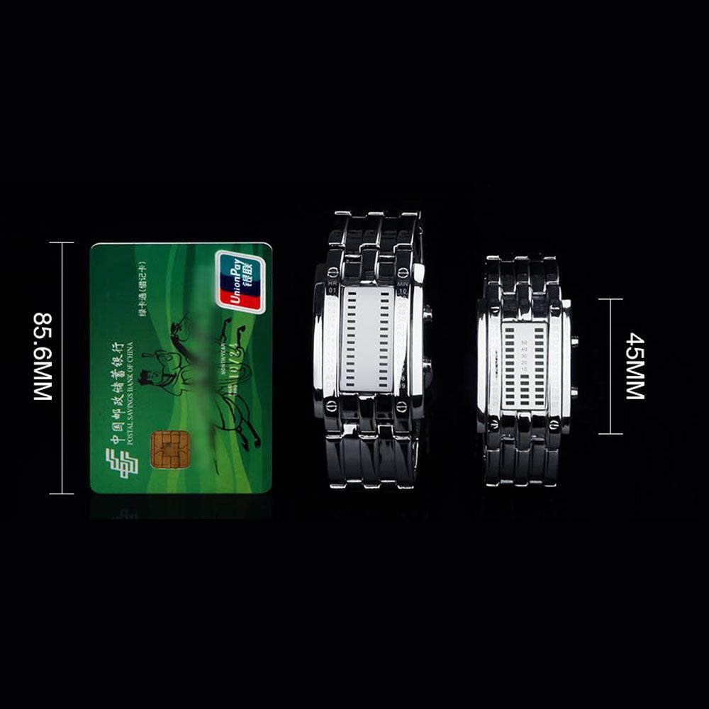 Men's Futuristic Digital Wrist Watch