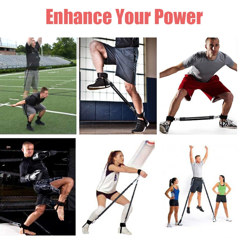 Workout Power 140lbs Resistance Bands for  Boxing, Endurance Agility, Crossfit,Basketball Training etc..