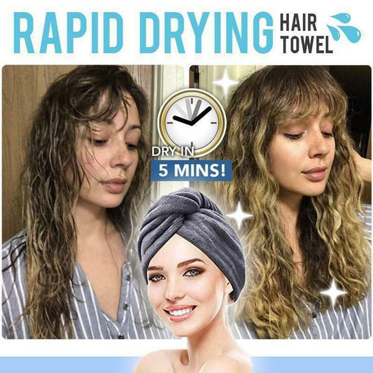 Magic Microfiber Hair Dryer Fast Drying Towel