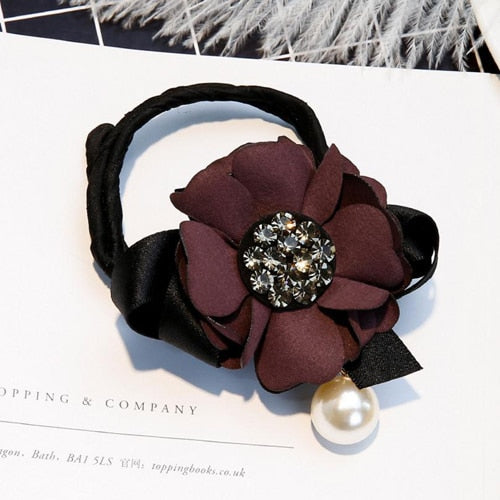 Women Hair Accessories : Elegant  Floral Headband Ribbon Hair Making Tool