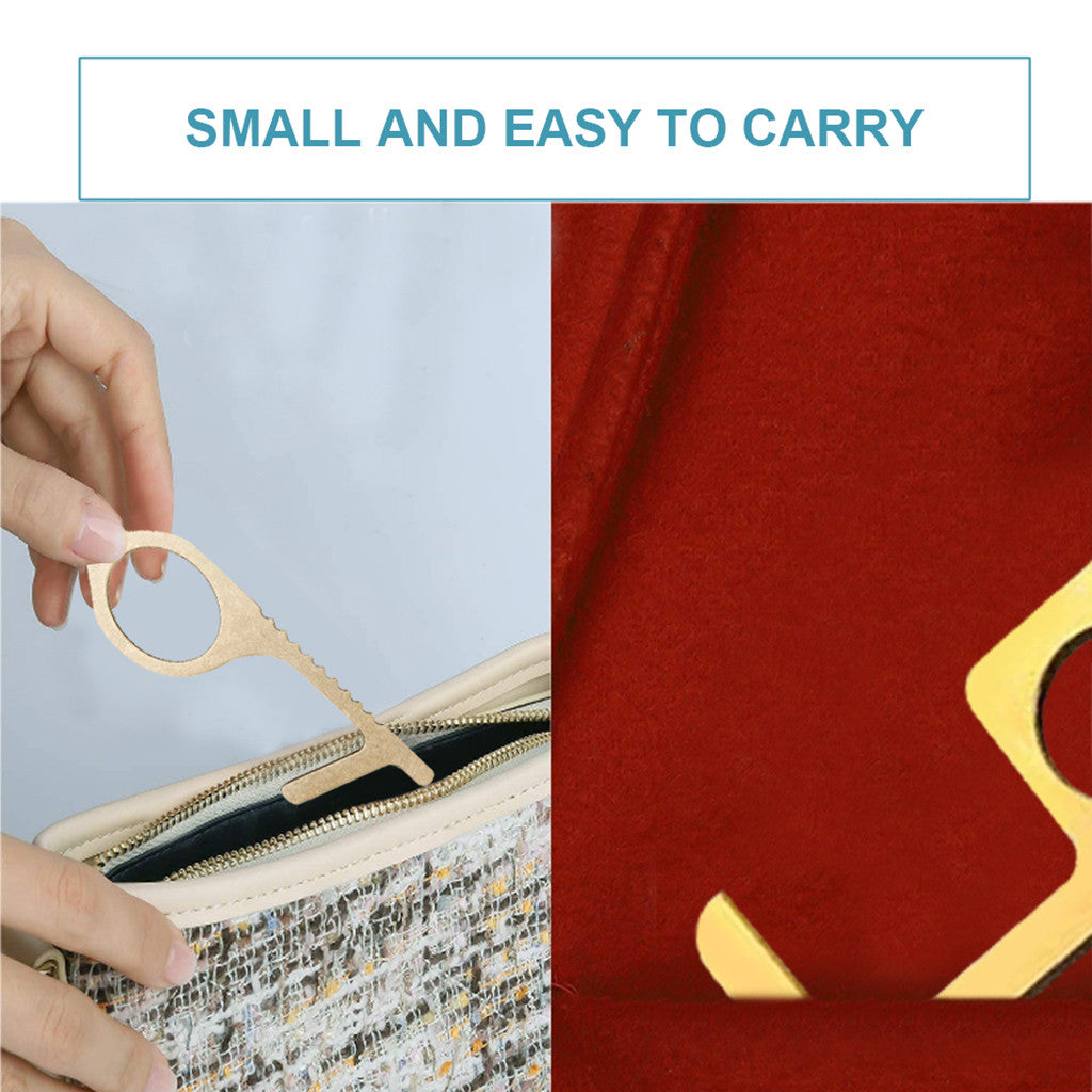 Contact-less  Brass Key  No-Touch Door Opener