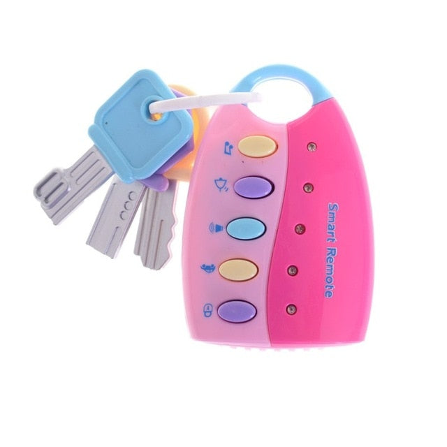 Baby Toy Musical Car Key Vocal Pretend Play Educational Toys For Children