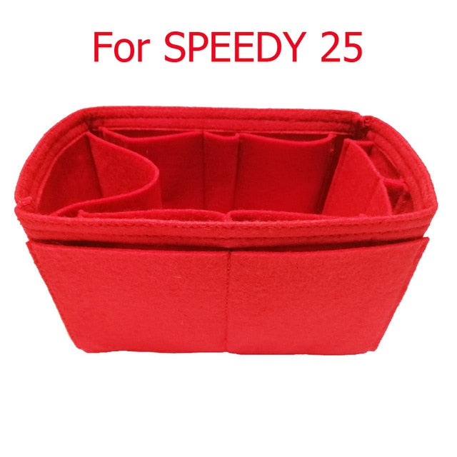 SPEEDY 25 30 35 Felt Cloth Insert Bag Organiser & Makeup Handbag Organiser