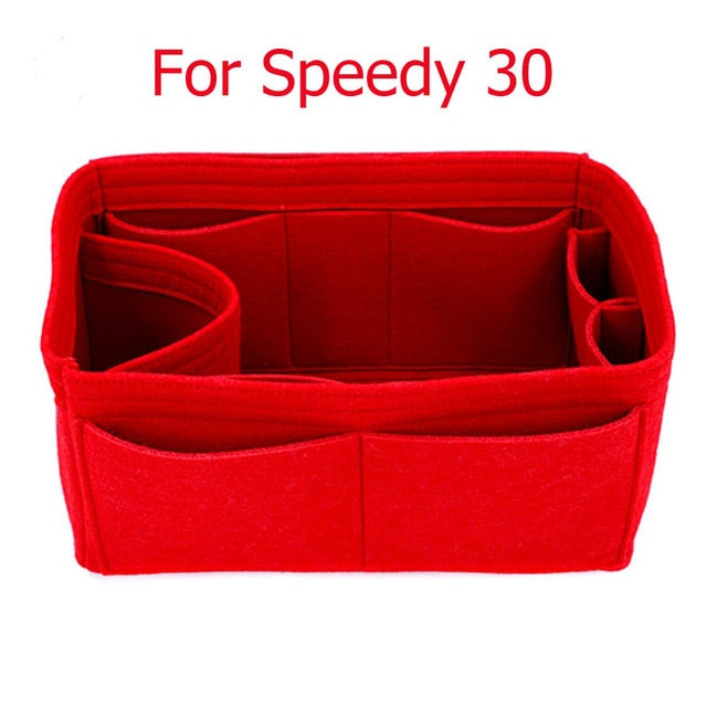 SPEEDY 25 30 35 Felt Cloth Insert Bag Organiser & Makeup Handbag Organiser
