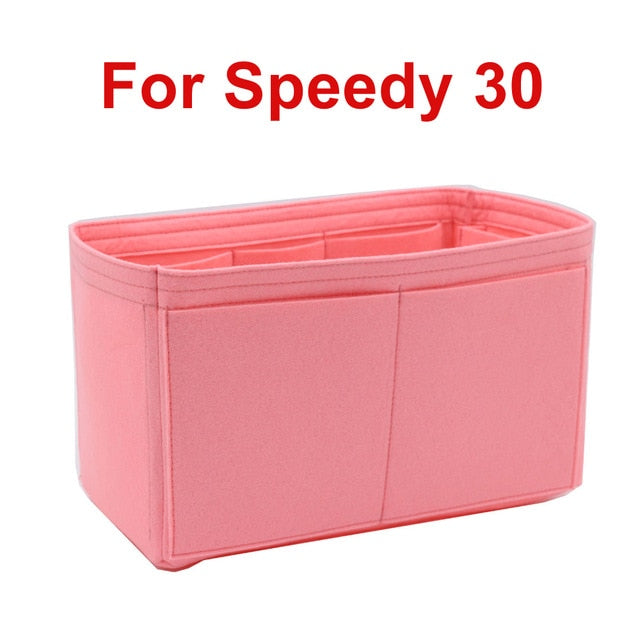 SPEEDY 25 30 35 Felt Cloth Insert Bag Organiser & Makeup Handbag Organiser