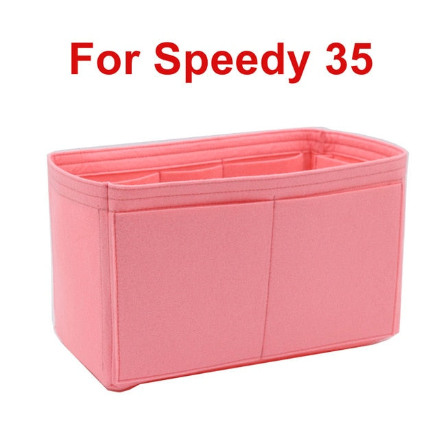 SPEEDY 25 30 35 Felt Cloth Insert Bag Organiser & Makeup Handbag Organiser
