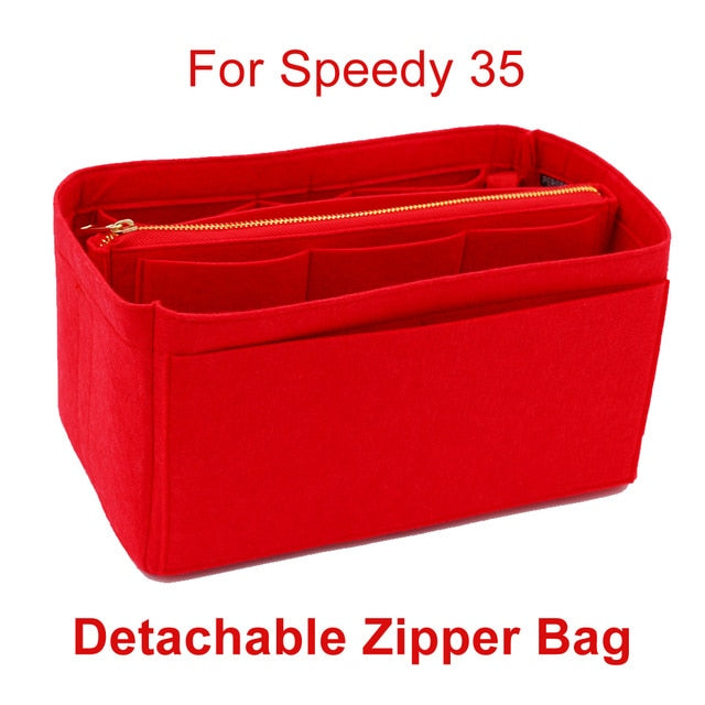 SPEEDY 25 30 35 Felt Cloth Insert Bag Organiser & Makeup Handbag Organiser