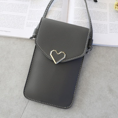 Touch Screen Cross Body Cell  Phone Purse