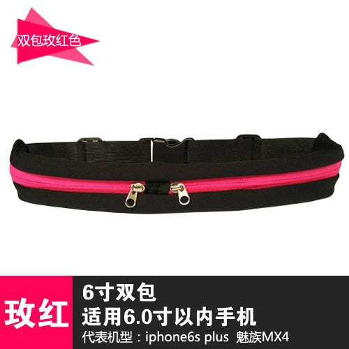 Waterproof Sports Running Waist Bag With Pocket  For Phone