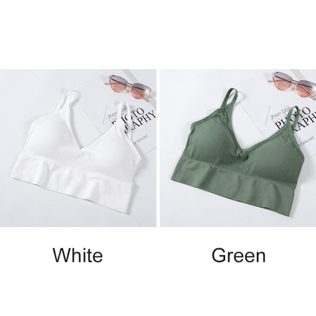 2 Pcs Bras for Women. Seamless Bra U Type Backless Push Up Bralette Brassiere