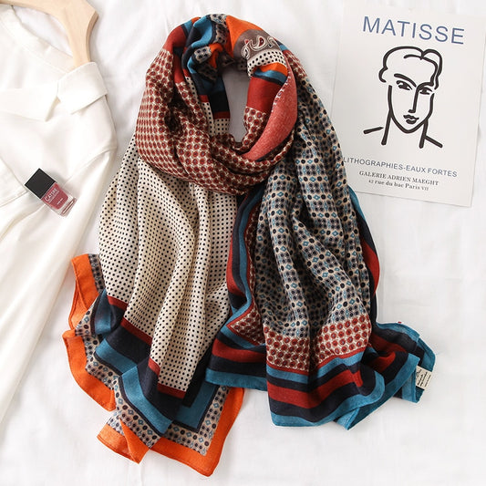 Women's 2020 Fashionable Warm Cotton Spring & Winter Scraves