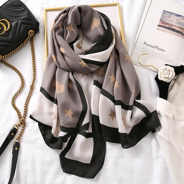 Women's 2020 Fashionable Warm Cotton Spring & Winter Scraves