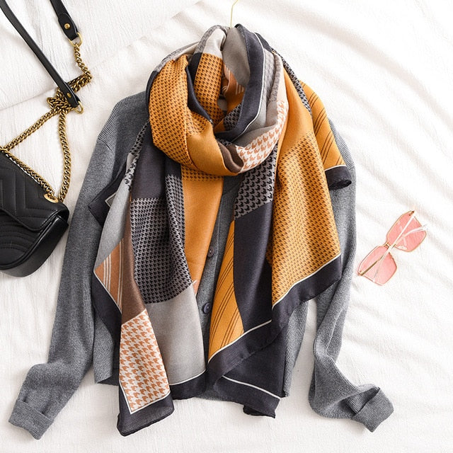 Women's 2020 Fashionable Warm Cotton Spring & Winter Scraves