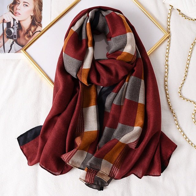 Women's 2020 Fashionable Warm Cotton Spring & Winter Scraves
