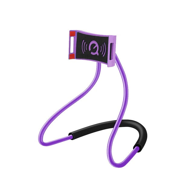 Comfortable Lazy  Neck Mobile Phone Holder Accessory Adjustable  by 360 Degrees