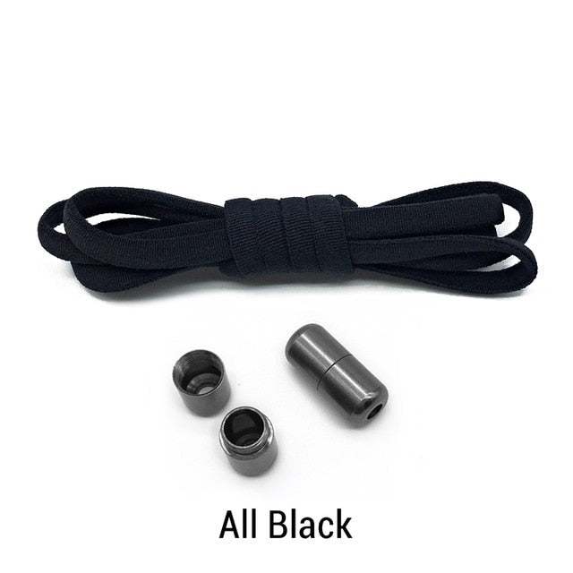Elastic No Tie Shoelaces Semicircle Shoe Laces For Kids and Adult Sneakers
