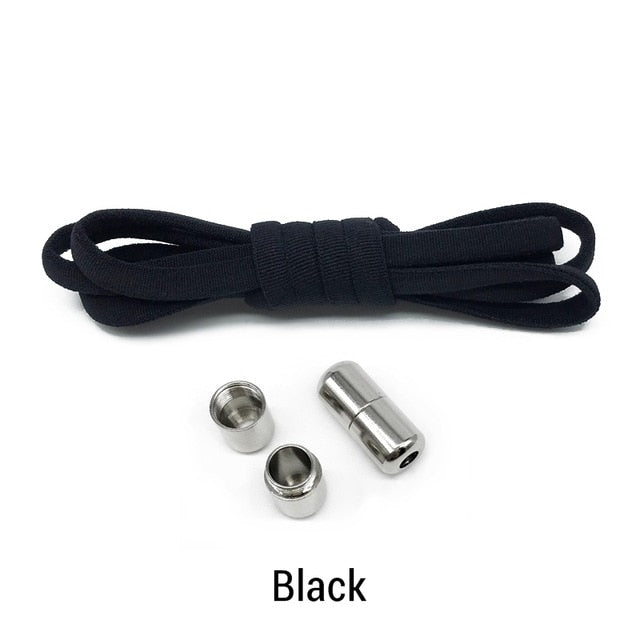 Elastic No Tie Shoelaces Semicircle Shoe Laces For Kids and Adult Sneakers