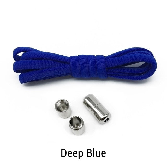 Elastic No Tie Shoelaces Semicircle Shoe Laces For Kids and Adult Sneakers