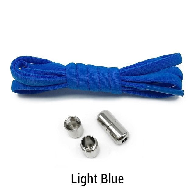 Elastic No Tie Shoelaces Semicircle Shoe Laces For Kids and Adult Sneakers