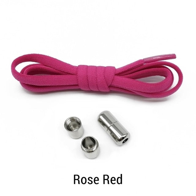 Elastic No Tie Shoelaces Semicircle Shoe Laces For Kids and Adult Sneakers