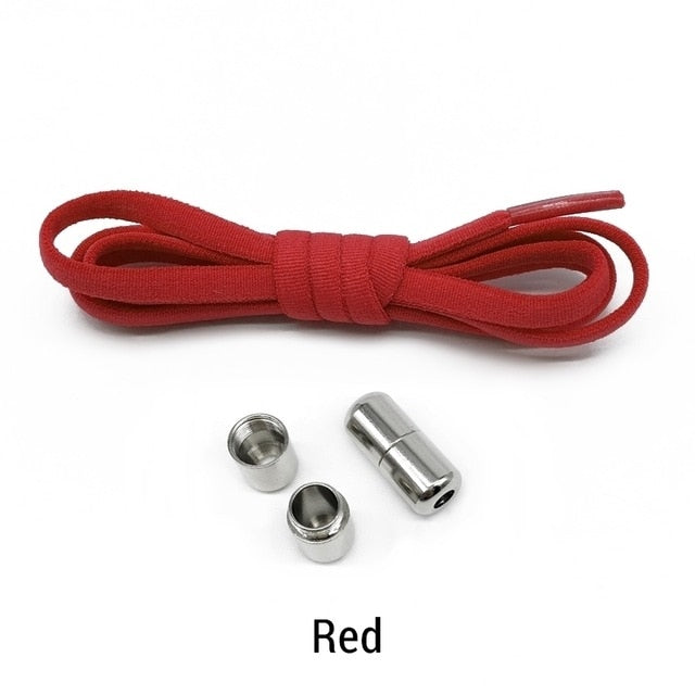 Elastic No Tie Shoelaces Semicircle Shoe Laces For Kids and Adult Sneakers