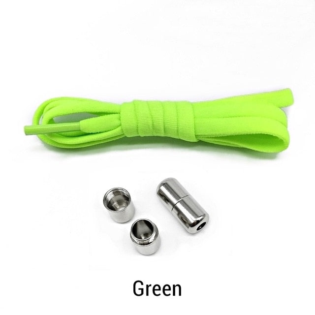 Elastic No Tie Shoelaces Semicircle Shoe Laces For Kids and Adult Sneakers