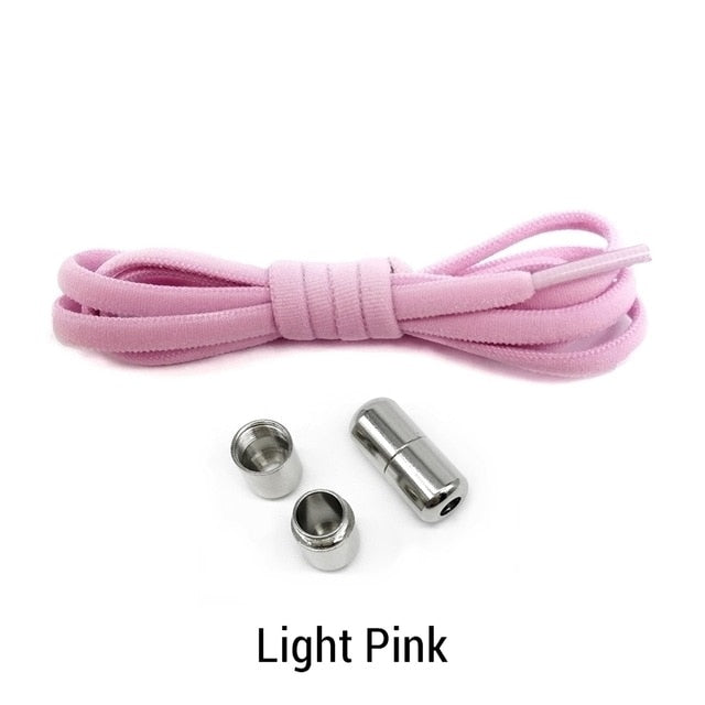 Elastic No Tie Shoelaces Semicircle Shoe Laces For Kids and Adult Sneakers