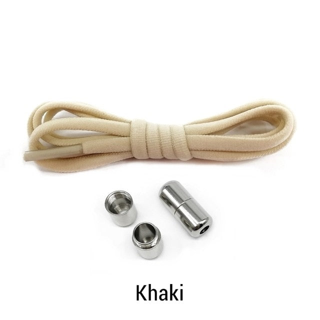Elastic No Tie Shoelaces Semicircle Shoe Laces For Kids and Adult Sneakers