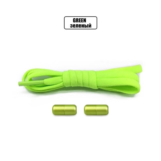 Elastic No Tie Shoelaces Semicircle Shoe Laces For Kids and Adult Sneakers