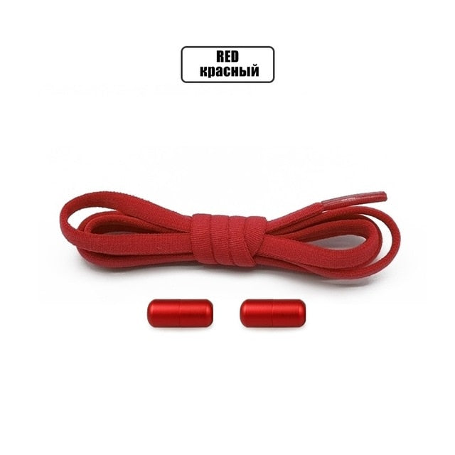 Elastic No Tie Shoelaces Semicircle Shoe Laces For Kids and Adult Sneakers