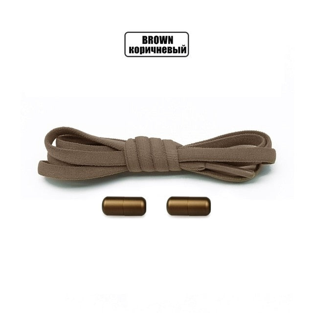 Elastic No Tie Shoelaces Semicircle Shoe Laces For Kids and Adult Sneakers