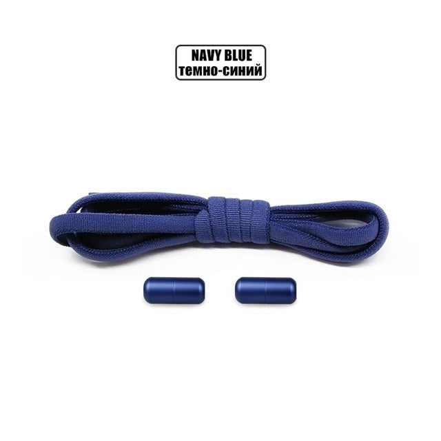 Elastic No Tie Shoelaces Semicircle Shoe Laces For Kids and Adult Sneakers