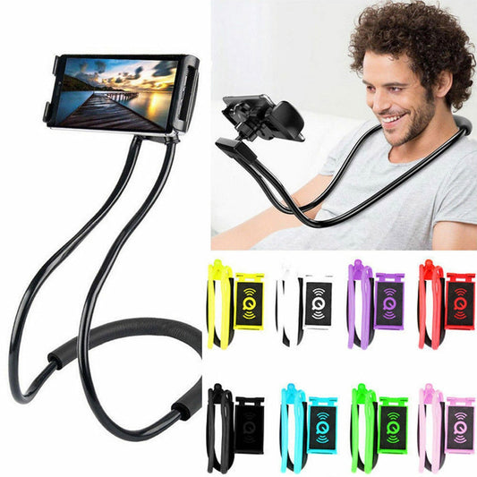 Comfortable Lazy  Neck Mobile Phone Holder Accessory Adjustable  by 360 Degrees