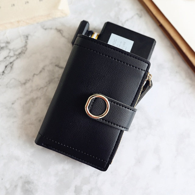 Women Small Fashion Brand, Leather 2020 Clutch Purse/Wallet  With Money Clip