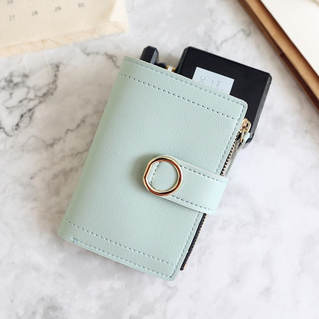 Women Small Fashion Brand, Leather 2020 Clutch Purse/Wallet  With Money Clip